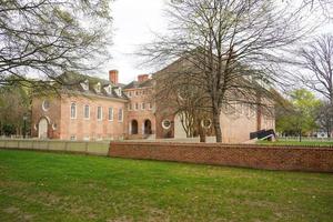 William en Maria Universiteit gecharterd in 1693 in willemsburg. foto