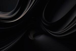 donker zwart abstract modern achtergrond. ai gegenereerd foto