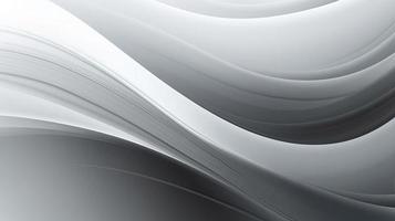 abstract achtergrond met glad lijnen in grijs kleuren, 3d illustratie foto
