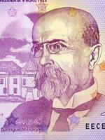 tomas garrigue Masaryk een portret van geld foto