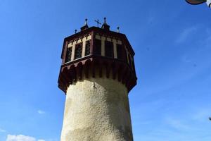 oud stad muren toren foto