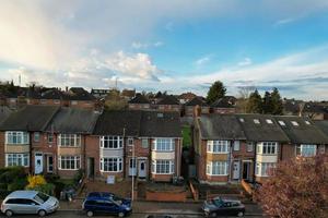 antenne visie van luton woon- wijk van heilige Augustine gem luton Engeland Engeland Super goed Brittannië. de beeld was gevangen genomen Aan 06-april-2023 met drone's camera gedurende zonsondergang foto