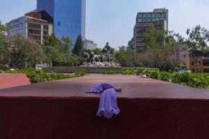 de cibeles fontein in Mexico stad is een exact replica van de cibeles fontein dat is gelegen in de plein de cibeles in Madrid, Spanje foto