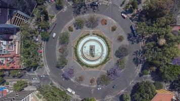 de cibeles fontein in Mexico stad is een exact replica van de cibeles fontein dat is gelegen in de plein de cibeles in Madrid, Spanje foto