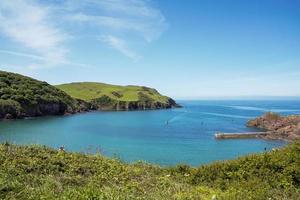 kust- landschap in de buurt hoop inham in devon foto