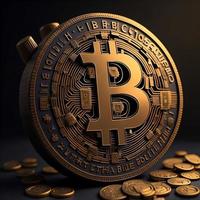 bitcoin en crypto valuta foto