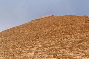 piramide van khafre in Gizeh foto