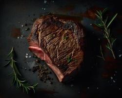 gegrild biefstuk steak foto