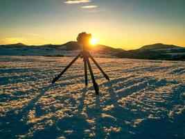 Mountin landschap schieten foto