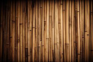 bamboe houten structuur natuurlijk illustratie achtergrond met generatief ai foto