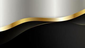 abstract zwart en gouden achtergrond. luxe ontwerp foto