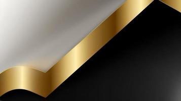 abstract zwart en gouden achtergrond. luxe ontwerp foto