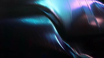 holografische iriserend getextureerde behang. generatief ai. foto