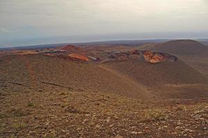 origineel vulkanisch landschappen van de Spaans eiland van Lanzarote foto