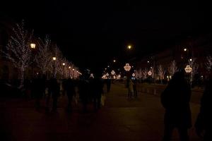 Warschau door nacht foto