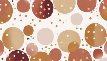 een naadloos patroon met zacht geschilderd waterverf dots in divers maten, in een vredig en dromerig kleur palet, waterverf dots patroon, abstract kunst, waterverf patroon, genereren ai foto