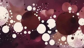 een naadloos patroon met zacht geschilderd waterverf dots in divers maten, in een vredig en dromerig kleur palet, waterverf dots patroon, abstract kunst, waterverf patroon, genereren ai foto