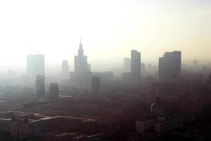 panorama van Warschau foto