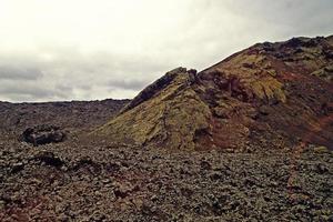 origineel vulkanisch landschappen van de Spaans eiland van Lanzarote foto