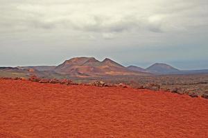 origineel vulkanisch landschappen van de Spaans eiland van Lanzarote foto