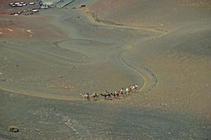 origineel vulkanisch landschappen van de Spaans eiland van Lanzarote foto