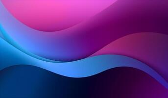 helling Purper, blauw golvend dynamisch abstract achtergrond. generatief ai foto