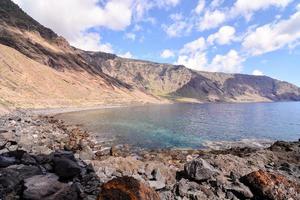 vulkanisch landschappen Aan timanfaya Lanzarote kanarie eilanden Spanje foto