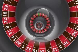 roulette achtergrond illustratie. concept voor casino, amusement, fortuin foto