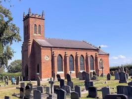 een visie van moreton corbet kerk en begraafplaats foto