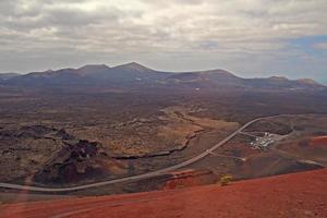 origineel vulkanisch landschappen van de Spaans eiland van Lanzarote foto