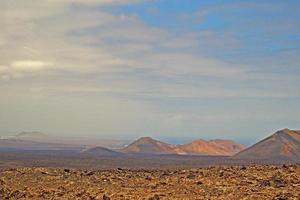 origineel vulkanisch landschappen van de Spaans eiland van Lanzarote foto