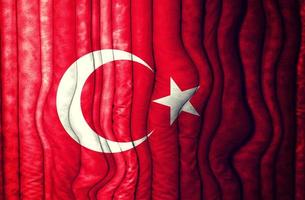 abstract Turks vlag foto