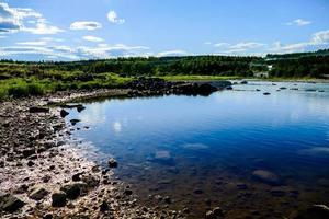 toneel- rivier- visie foto