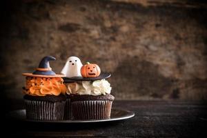 grappig halloween kop cakes foto