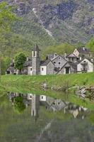 dorp van ritorto,val bavona, ticino kanton, zwitserland foto