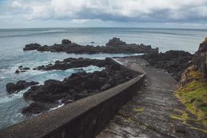 visie van Ponta da costa in sao Miguel, de azoren foto