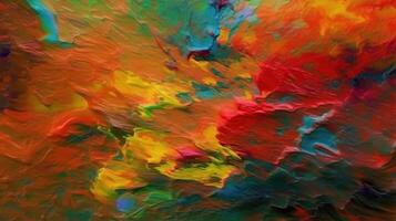 olie verf texturen net zo kleur abstract achtergrond, ai gegenereerd beeld foto