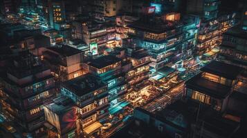 hong Kong dar visie , gegenereerd ai beeld foto