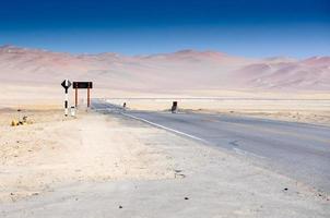 verlaten landschappen in Paracas Peru, Zuid-Amerika foto