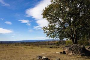 panoramisch visie van villa yacanto, provincie van Cordoba foto