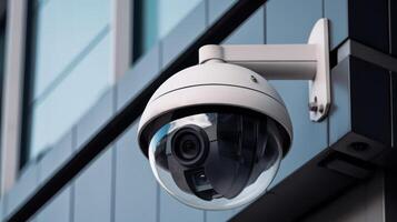 videocamera voor huis veiligheid, modern veiligheid camera, generatief ai foto