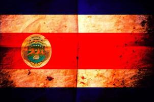 vlag van costa rica foto