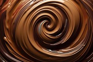 chocola kolken achtergrond. ai gegenereerd foto
