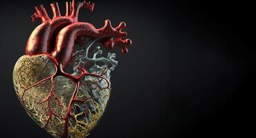 kunstmatig orgaan transplantatie, hart. modern medisch technologieën. ai gegenereerd. foto