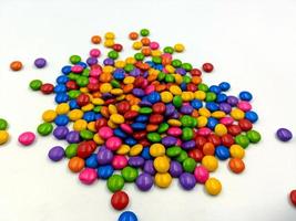 kleur vol chocola snoep edelstenen foto