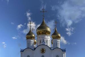 russisch-orthodoxe kathedraal - petropavlovsk-kamchatsky foto