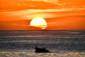 toneel- zonsopkomst visie foto