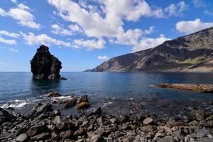 toneel- visie van de kust foto