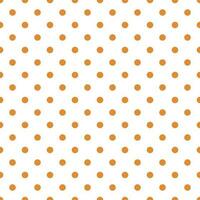 polka dots naadloos patronen, oranje en wit kan worden gebruikt in de ontwerp van mode kleren. beddengoed, gordijnen, tafelkleden foto