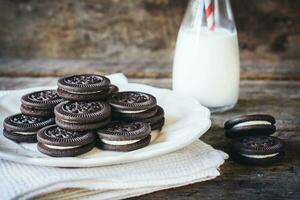 zoete chocoladekoekjes foto